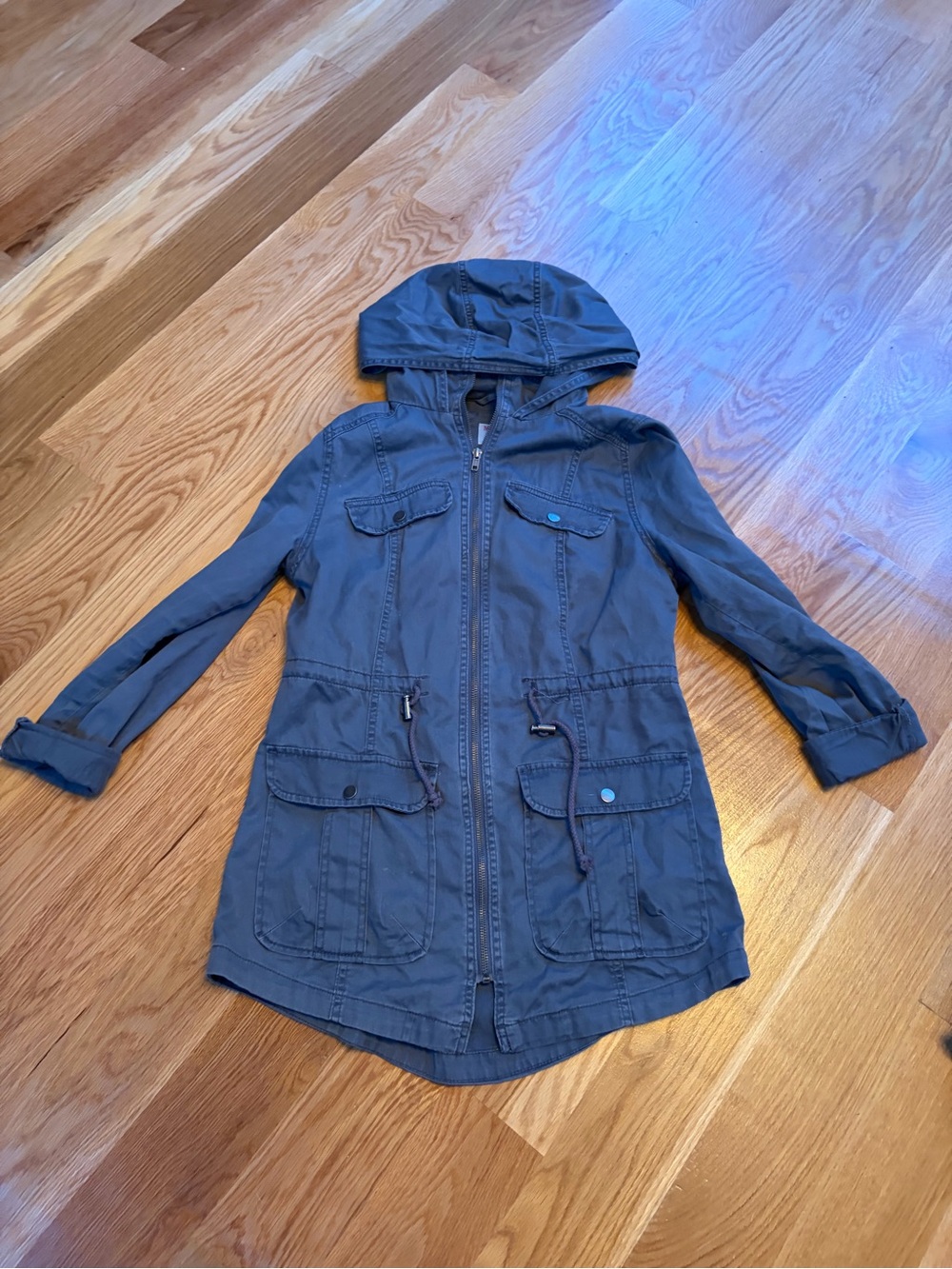 Mossimo Supply Co. Lightweight Hooded Jacket - Gray